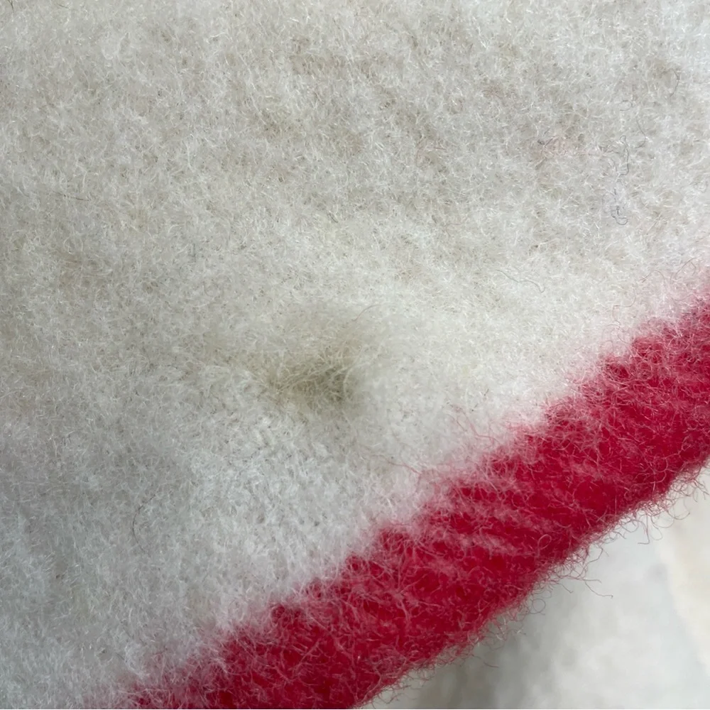Hudson's‎ Bay Wool Blanket 6 Point Queen Size Gold Label Made in England vintage